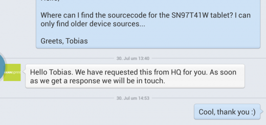 Second response from Hannspree UK regarding sn97t41w sources
